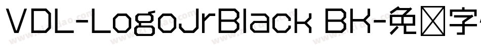 VDL-LogoJrBlack BK字体转换